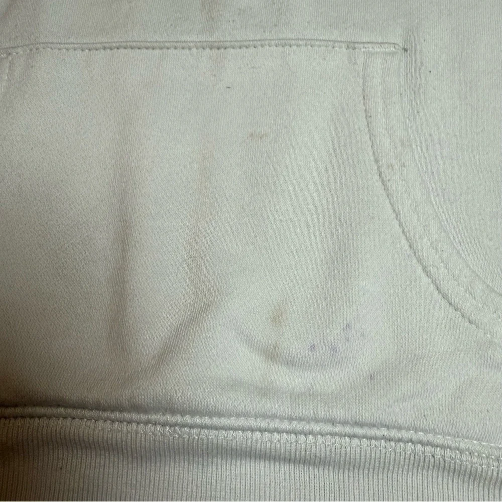 GAP White Hoodie with Pink Lettering